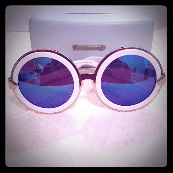 Karen Walker Accessories - Karen Walker sunglasses gold white